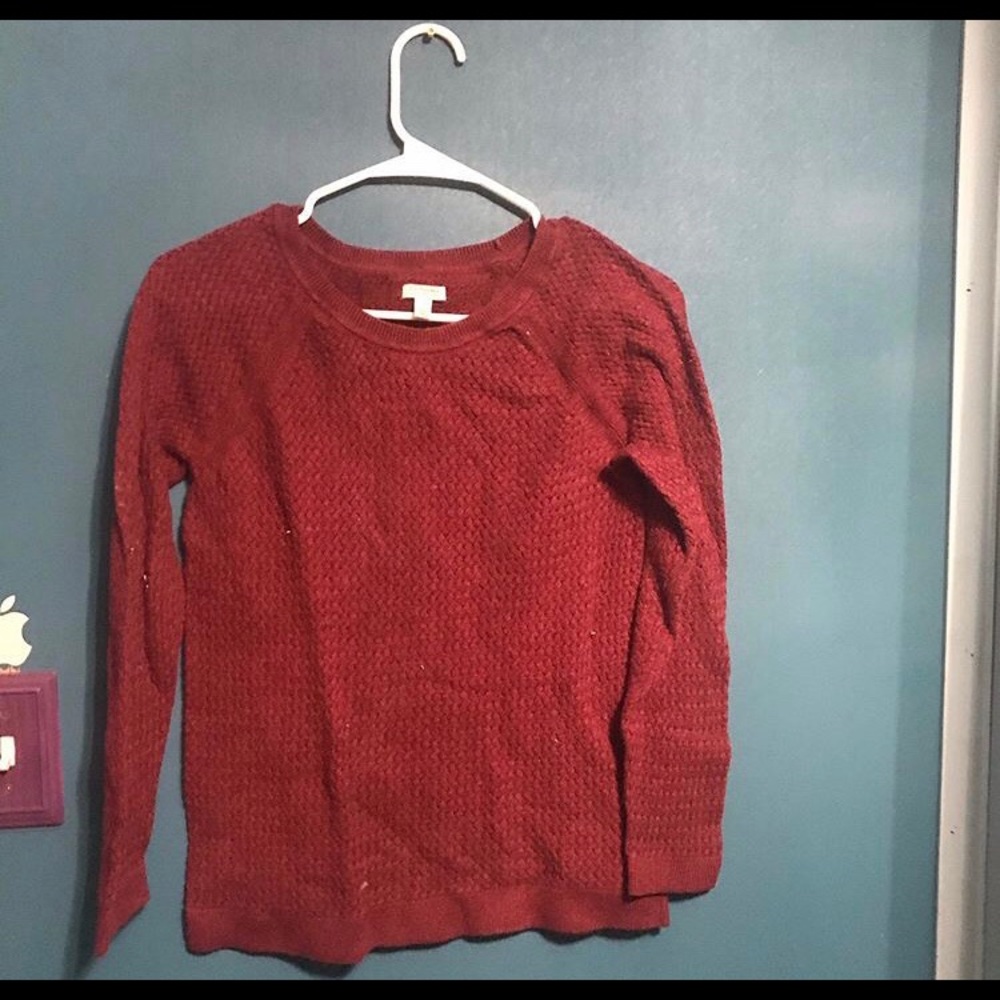 Red sweater